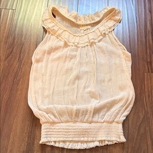 Mine Cream Ruffle Blouse